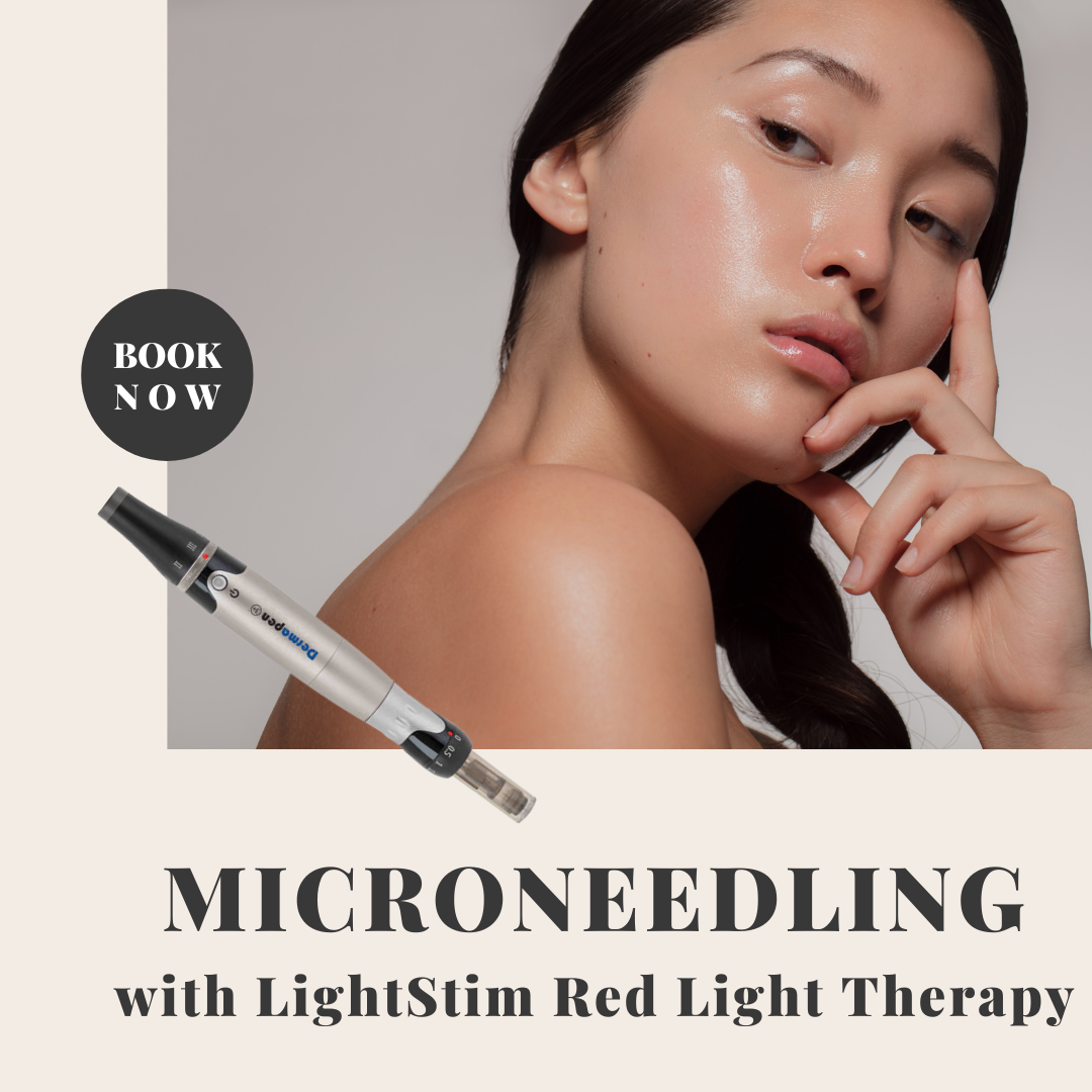 Microneedling with Red Light Therapy
